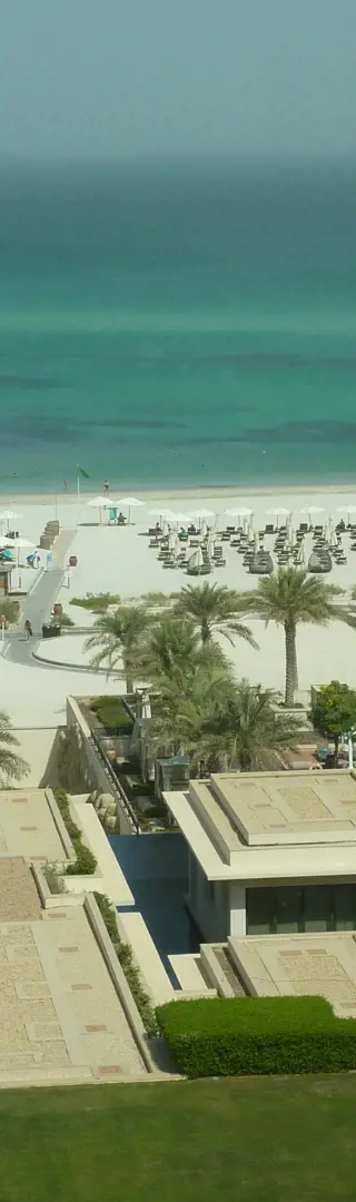 Sandstrand auf Saadiyat Island